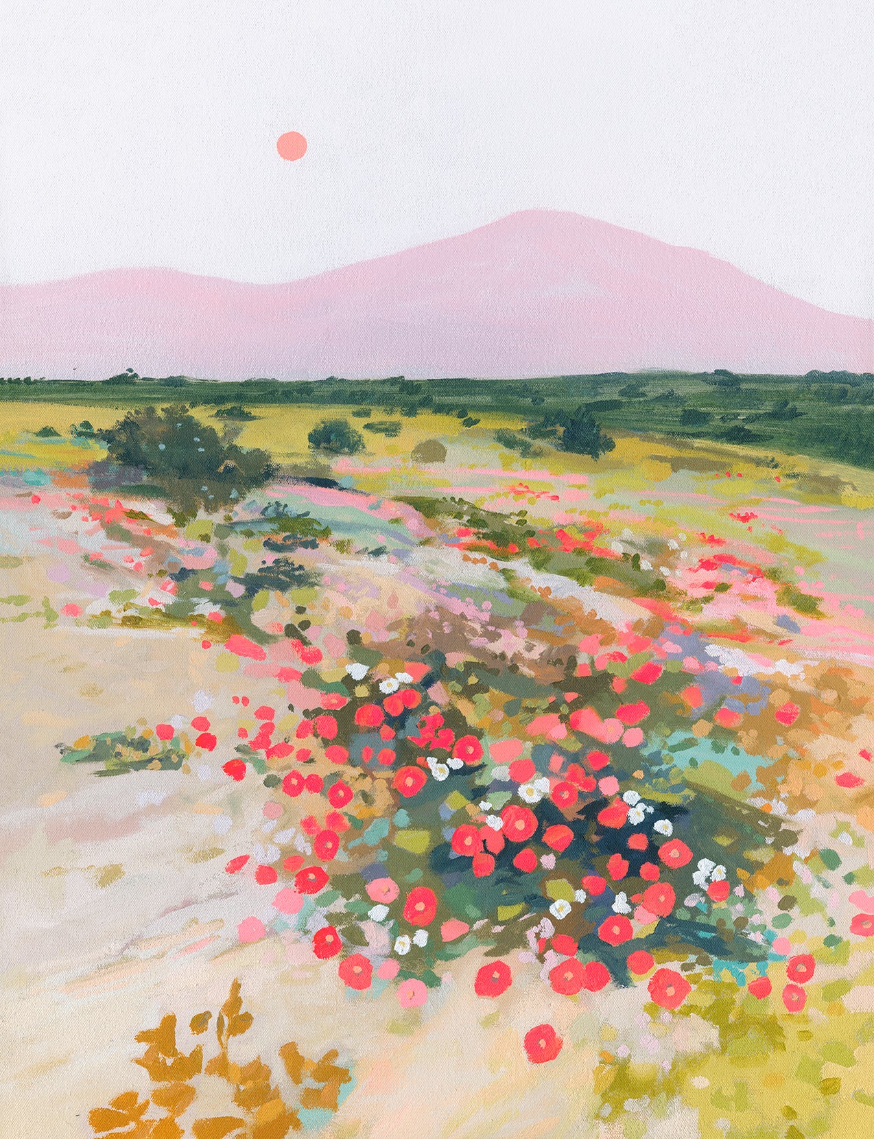 Opulent Field by Richelle Cripe