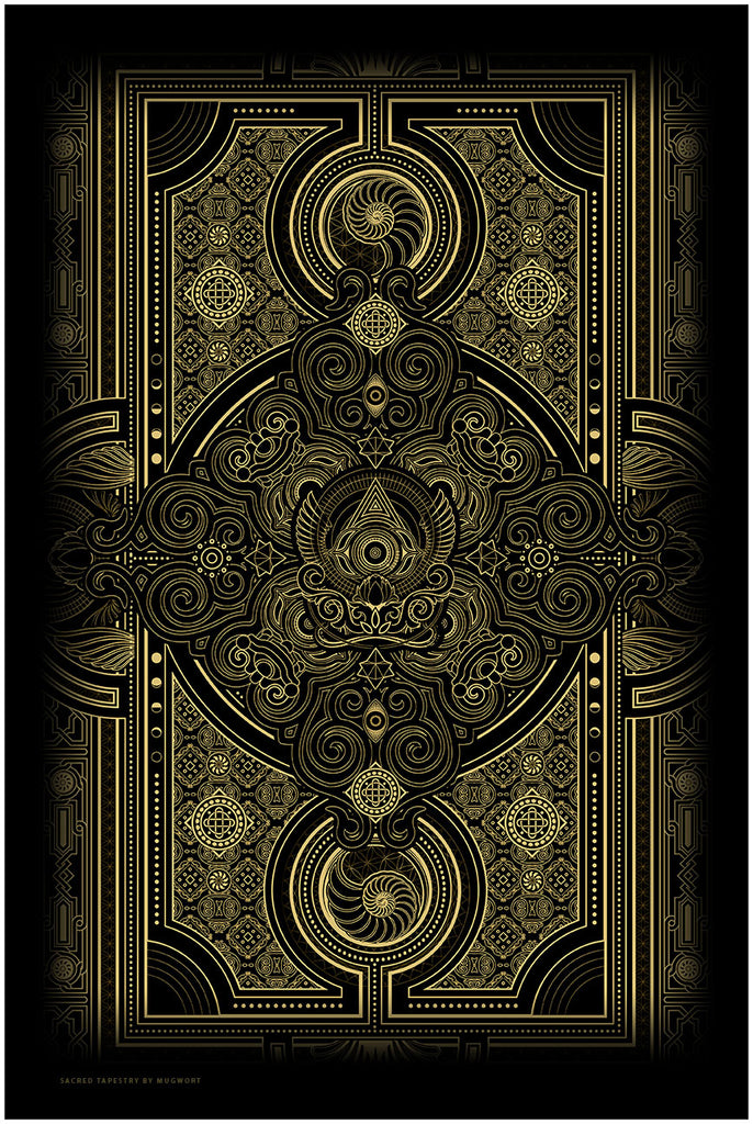 Sacred Tapestry Matte Print by Mugwort