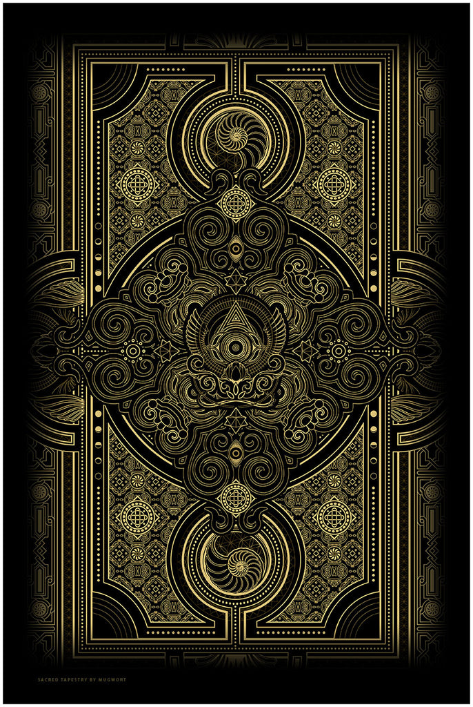 Sacred Tapestry Matte Print by Mugwort