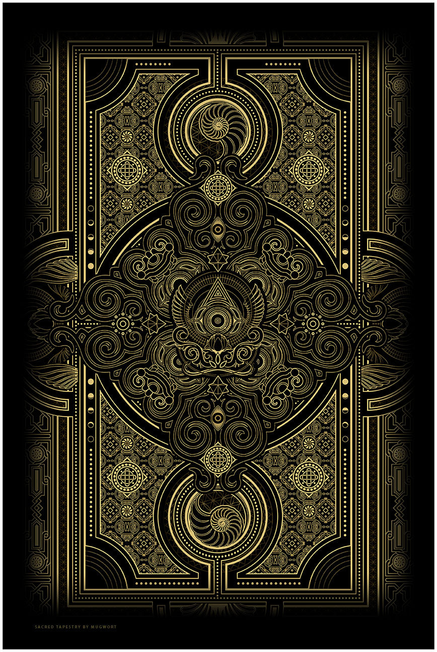 Sacred Tapestry Matte Print by Mugwort