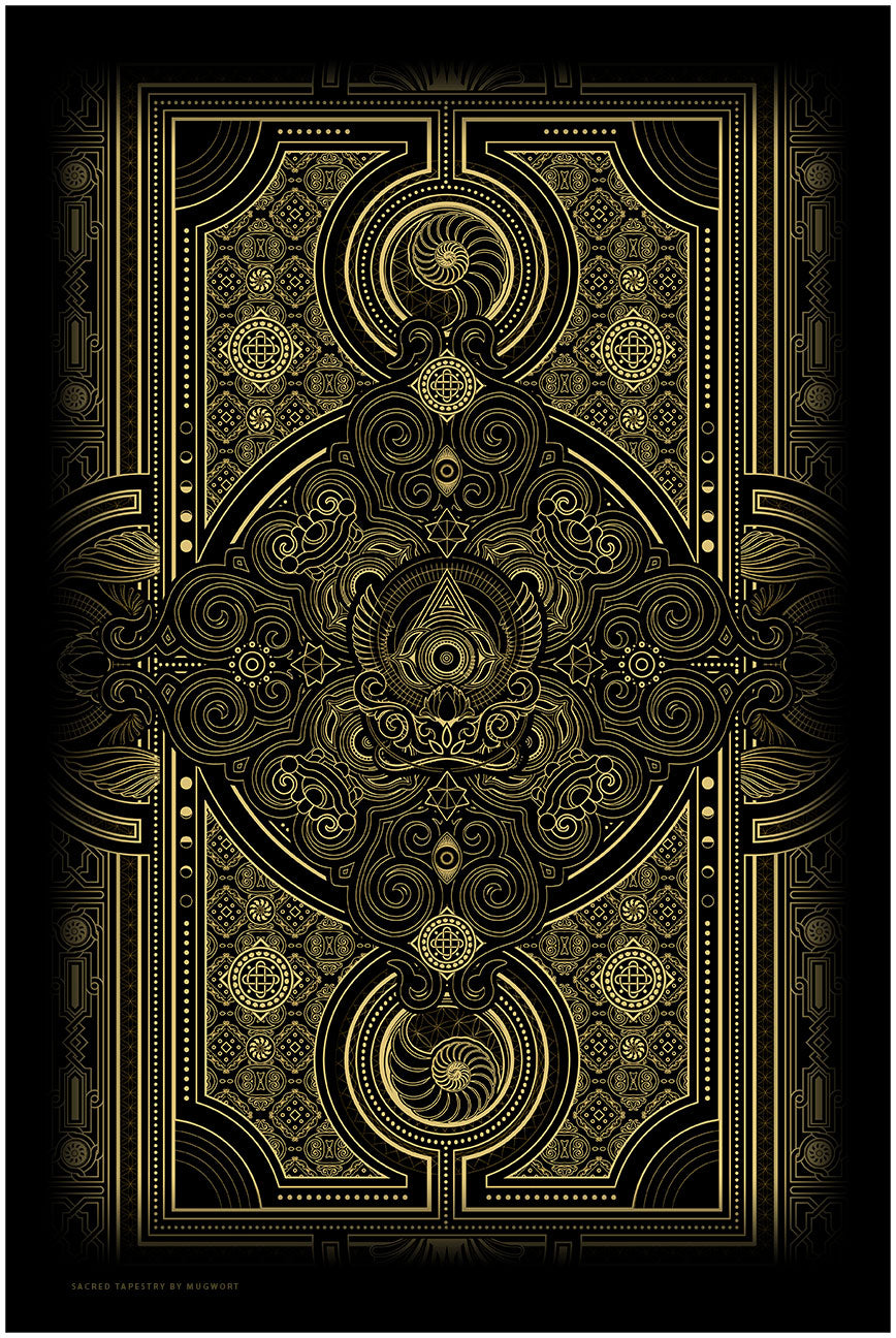 Sacred Tapestry Matte Print by Mugwort