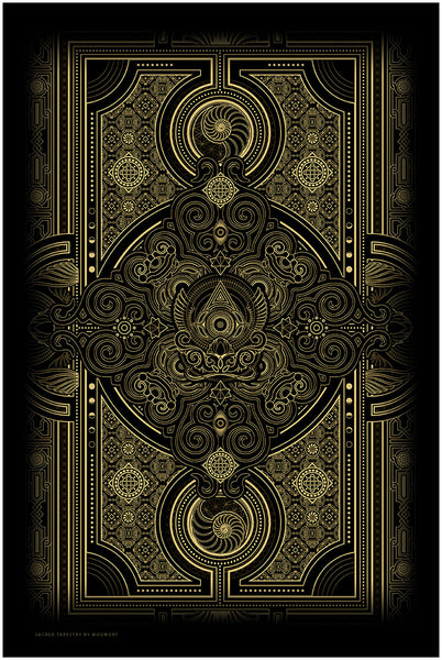 Sacred Tapestry Matte Print by Mugwort