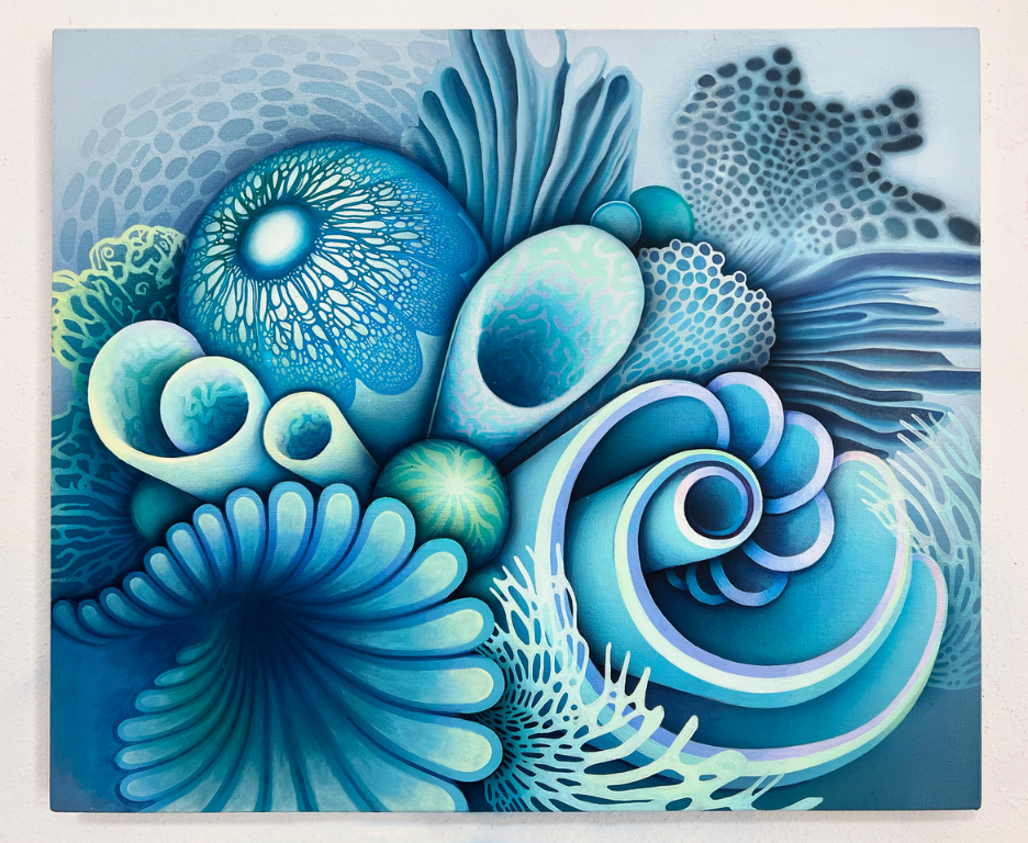 Pelagic Bloom Original Painting by Anna Charney