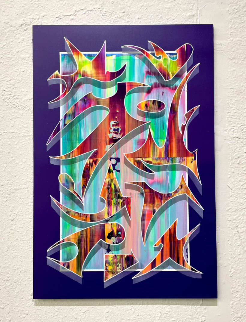 Shadow Work 003 // (Celestial Spaces) Original Painting by Con Tron