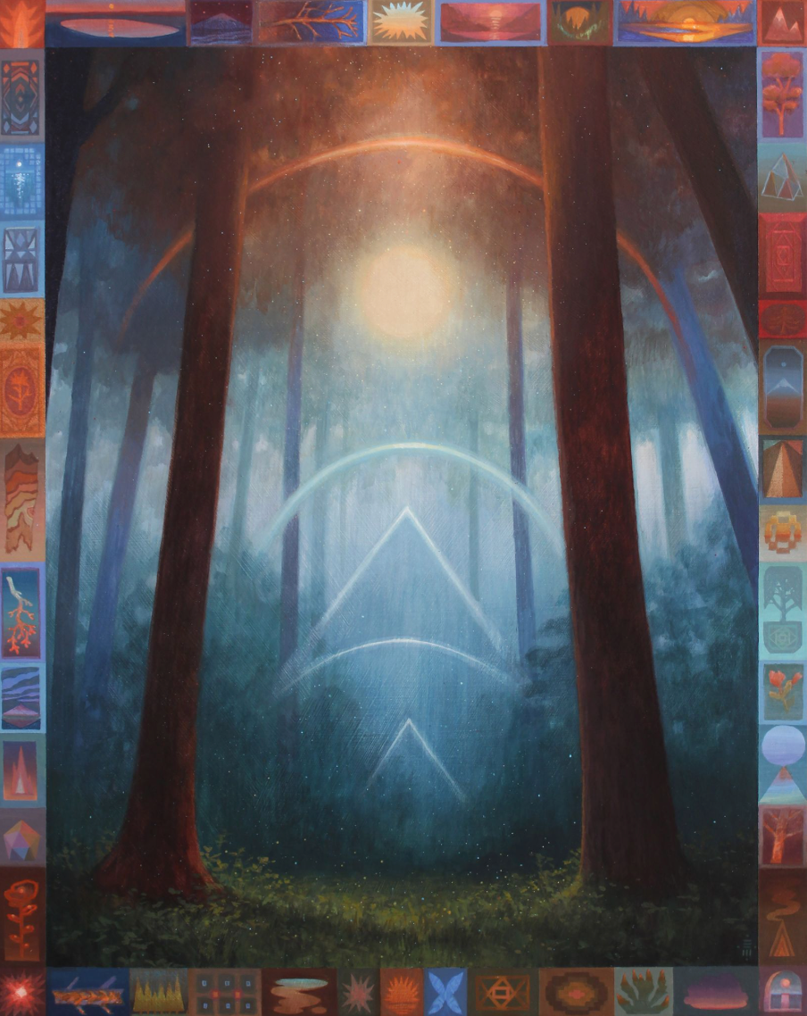 Desire Path Finder Original Painting by Eli McMullen