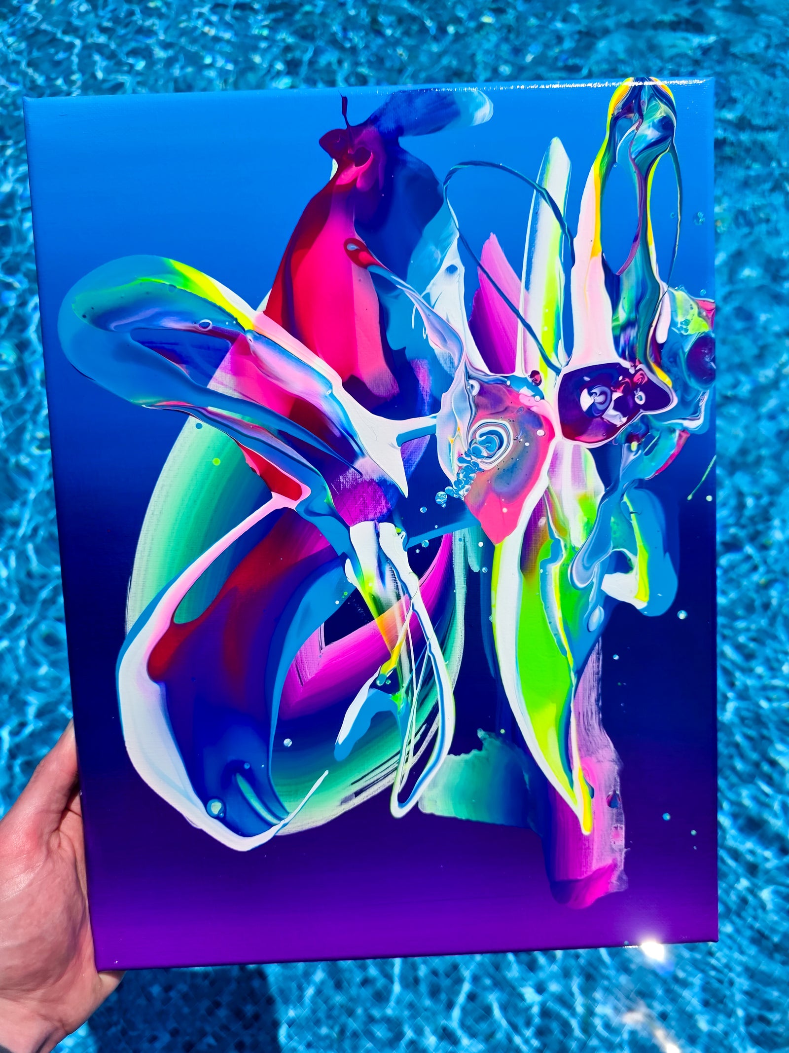 Scuba Original Painting by Zach Jackson