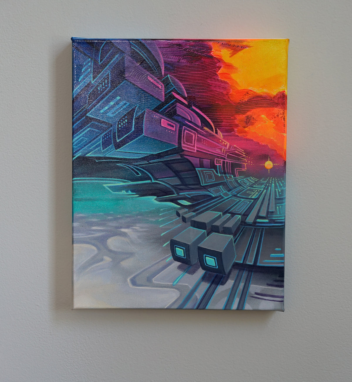 Object Deconstruct Original Painting by Seth McMahon