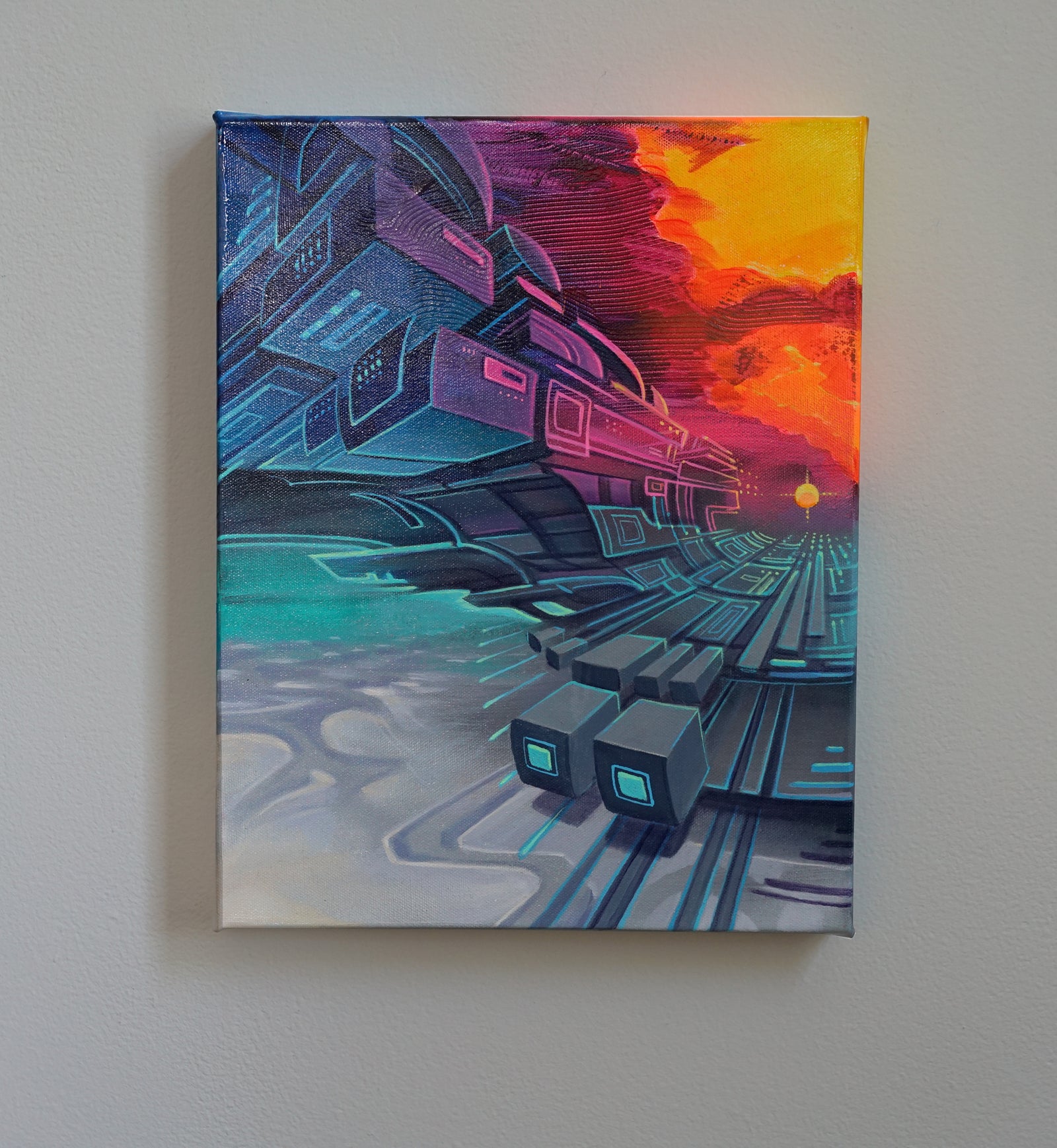 Object Deconstruct Original Painting by Seth McMahon