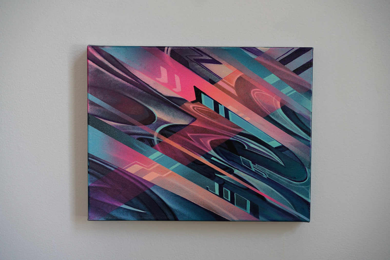 Sleek Original Painting by Seth McMahon -  72 HR AUCTION