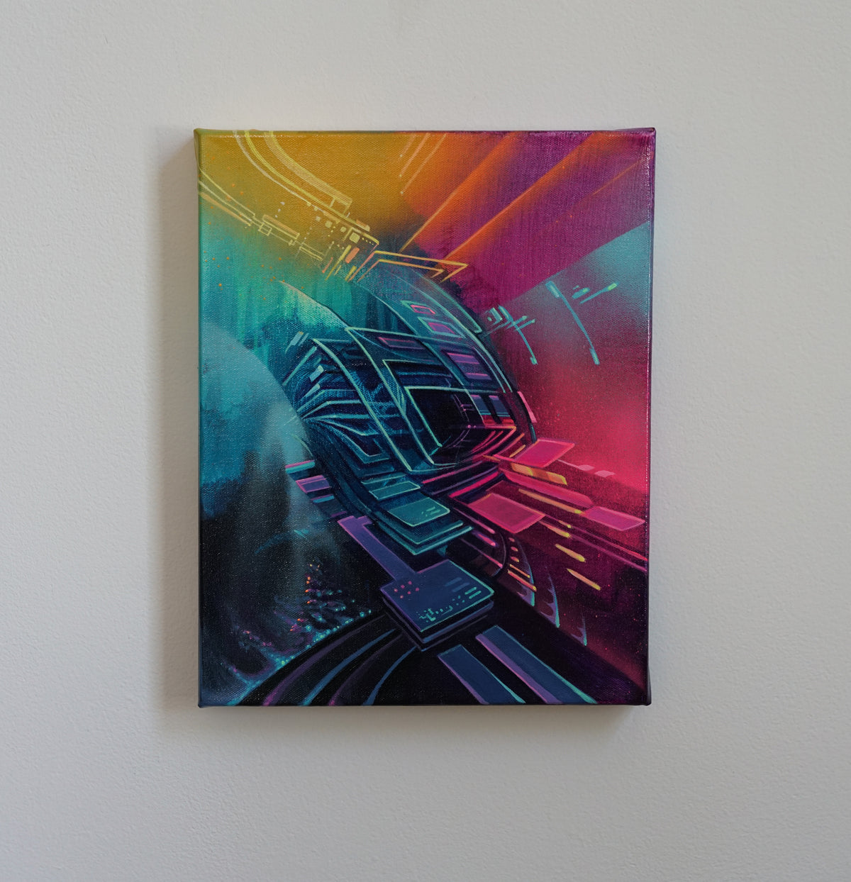 Enter the Void Original Painting by Seth McMahon - 72 HR AUCTION