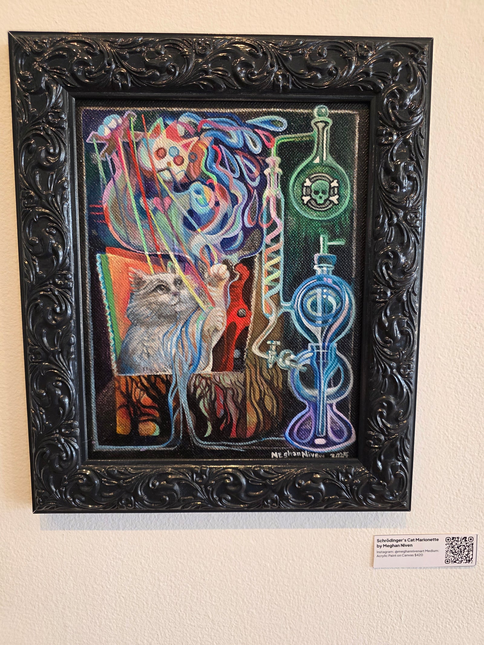 Schrödinger's Cat Marionette by Meghan Niven