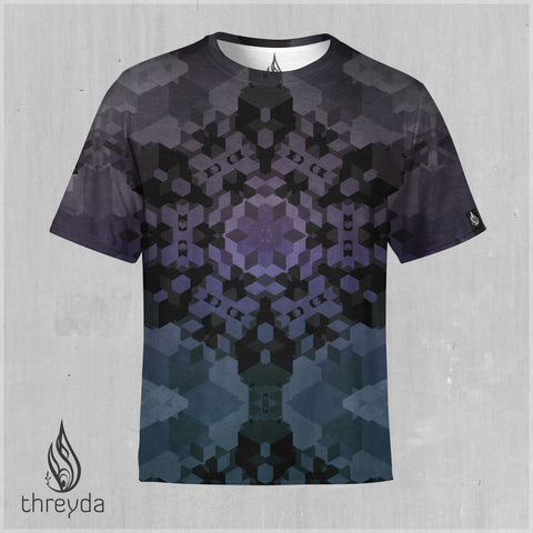 Cube Sublimation Tee by Threyda - Ships April