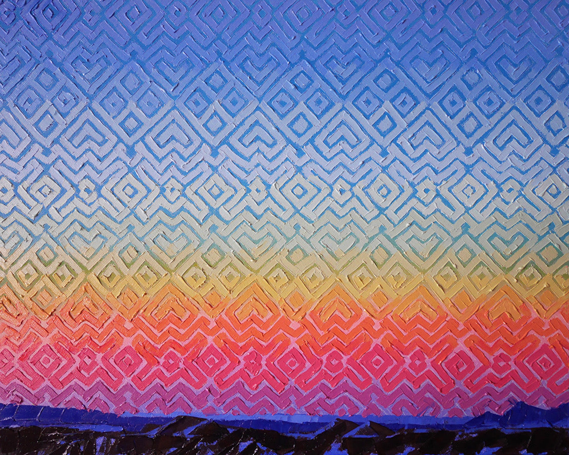 Spectral Skies Original Painting by Jessica Perlstein