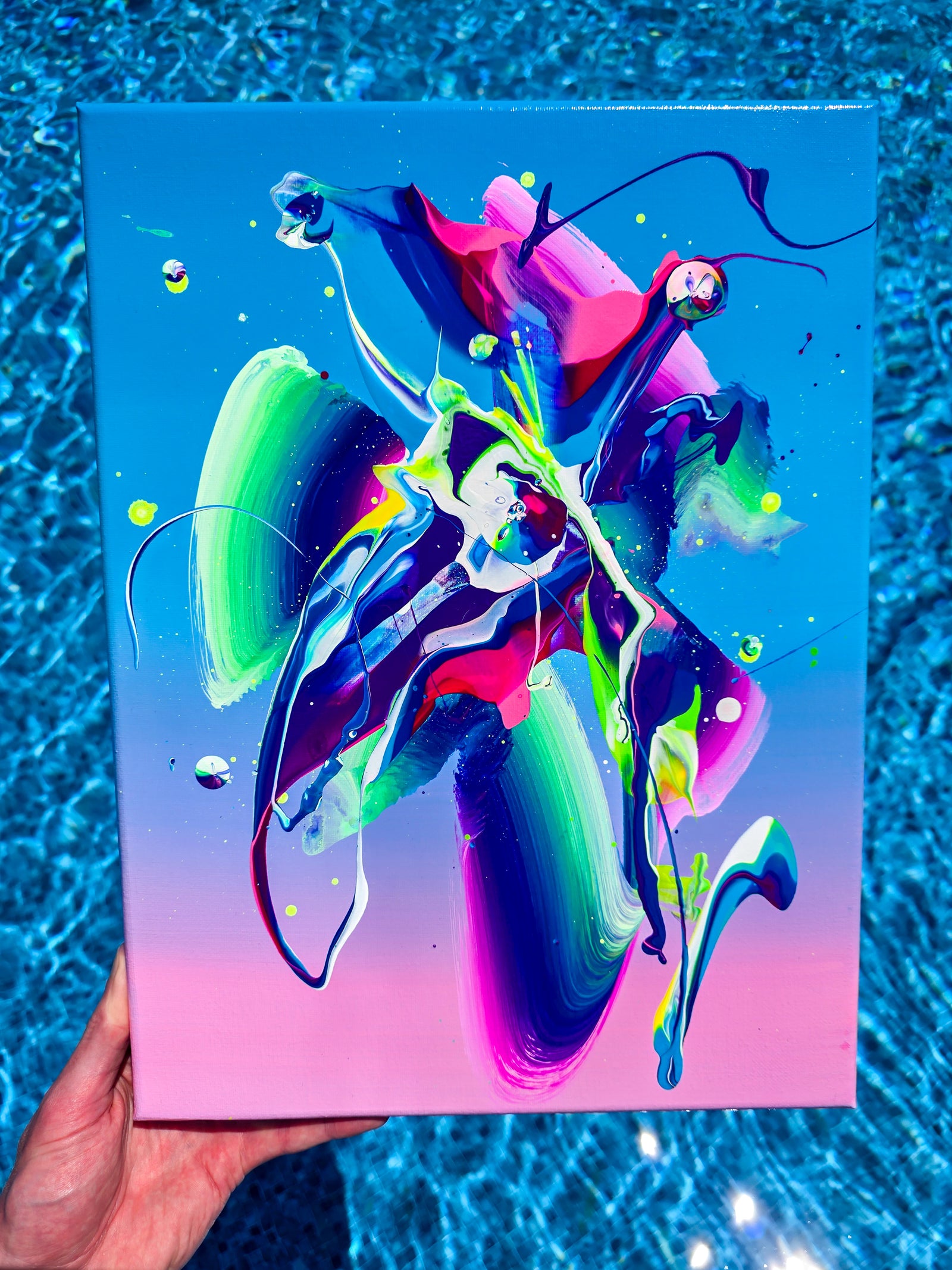 Squid Original Painting by Zach Jackson