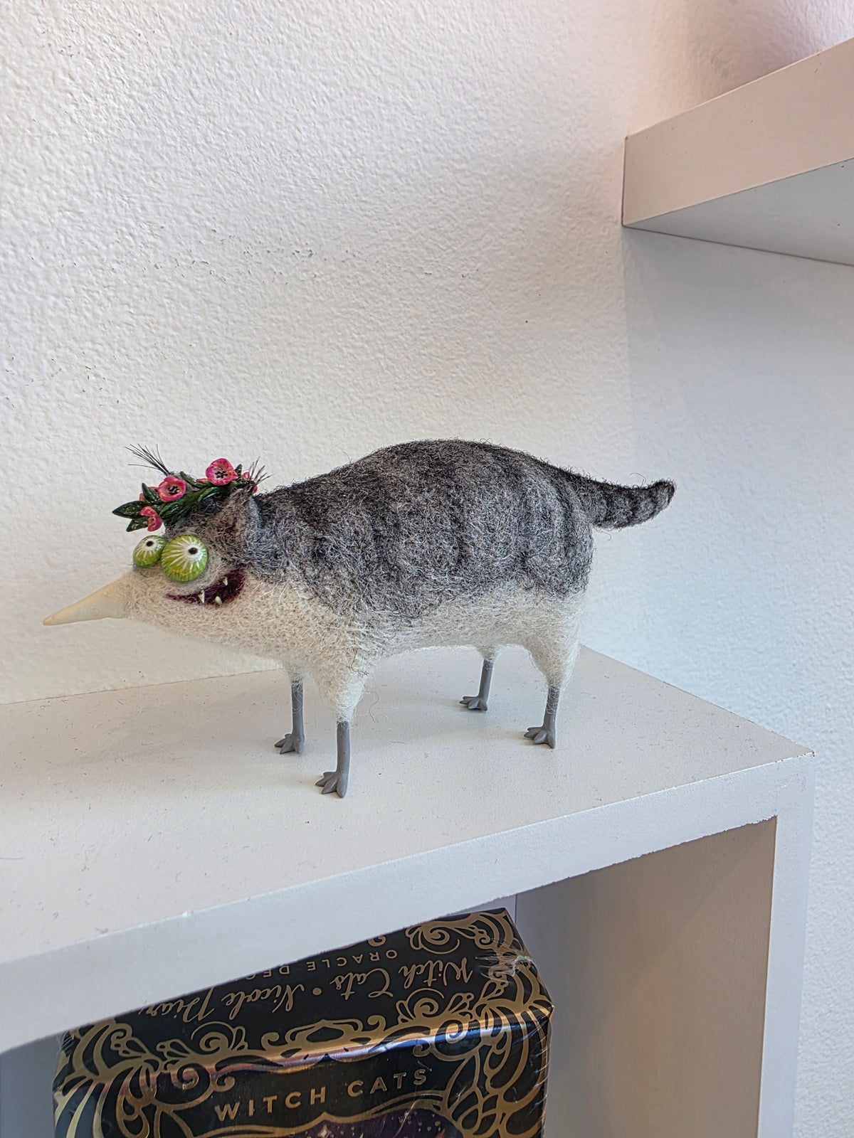 Felted Cat Dolls Emina Poison