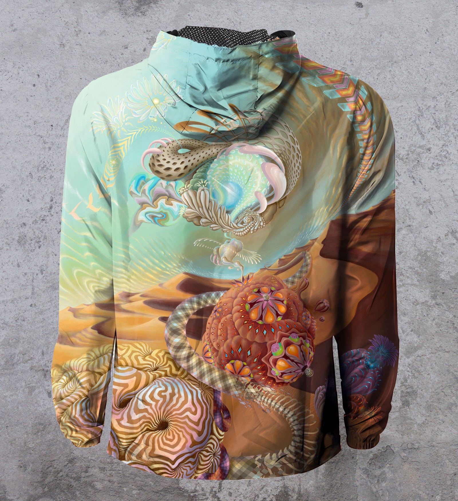 Super Bloom Windbreaker Jacket by Blake Foster - Ships April
