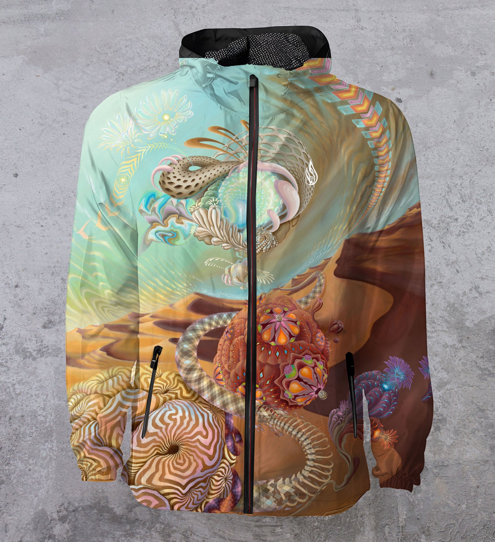 Super Bloom Windbreaker Jacket by Blake Foster - Ships April