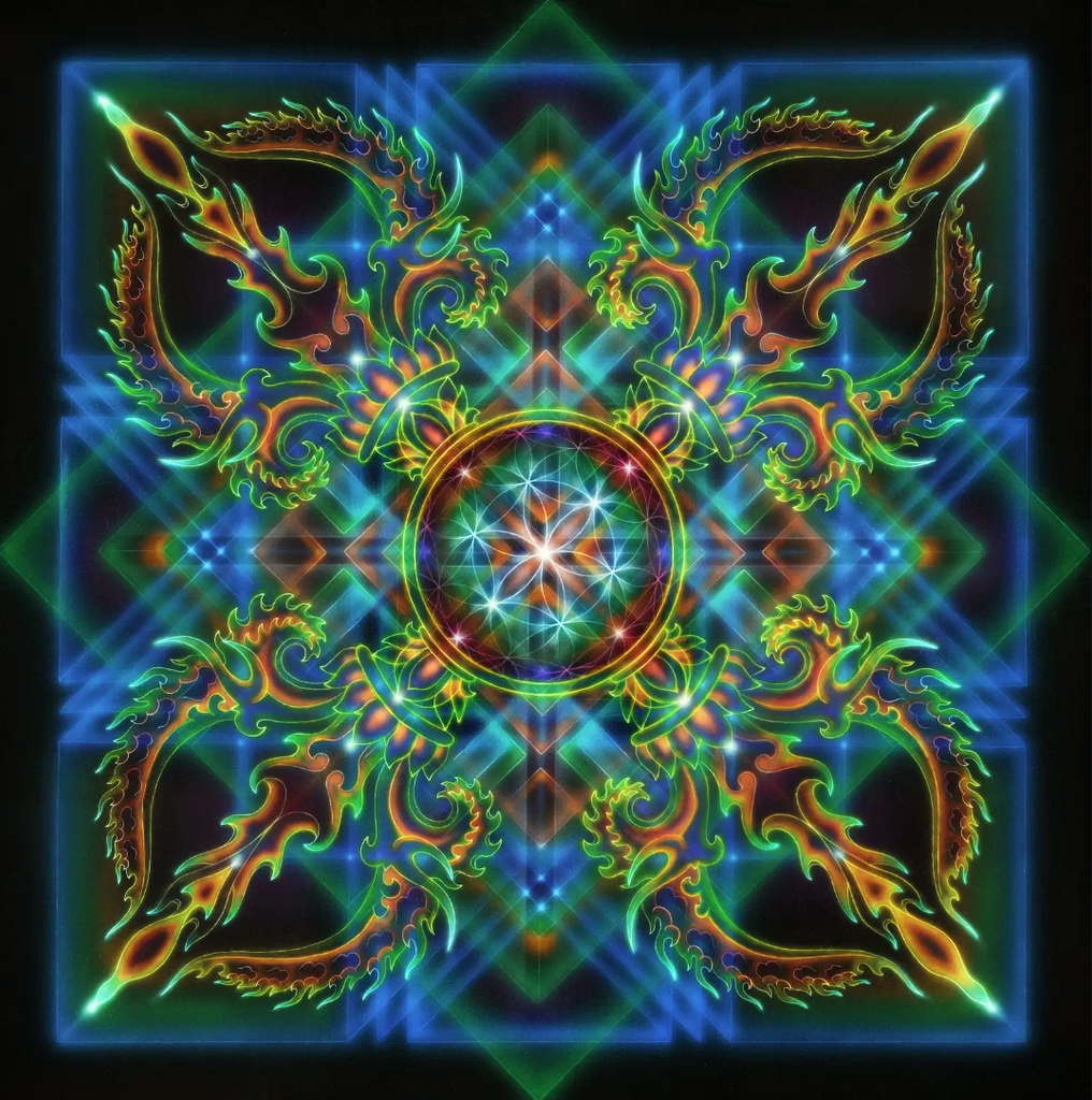 The Diamond Path Original Painting by Peyson Jones