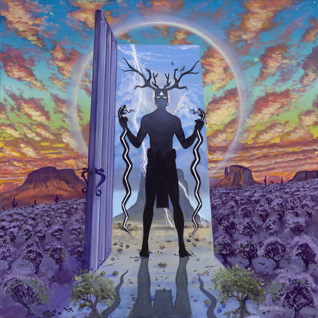 THUNDERMAN Original Painting by MEAR ONE