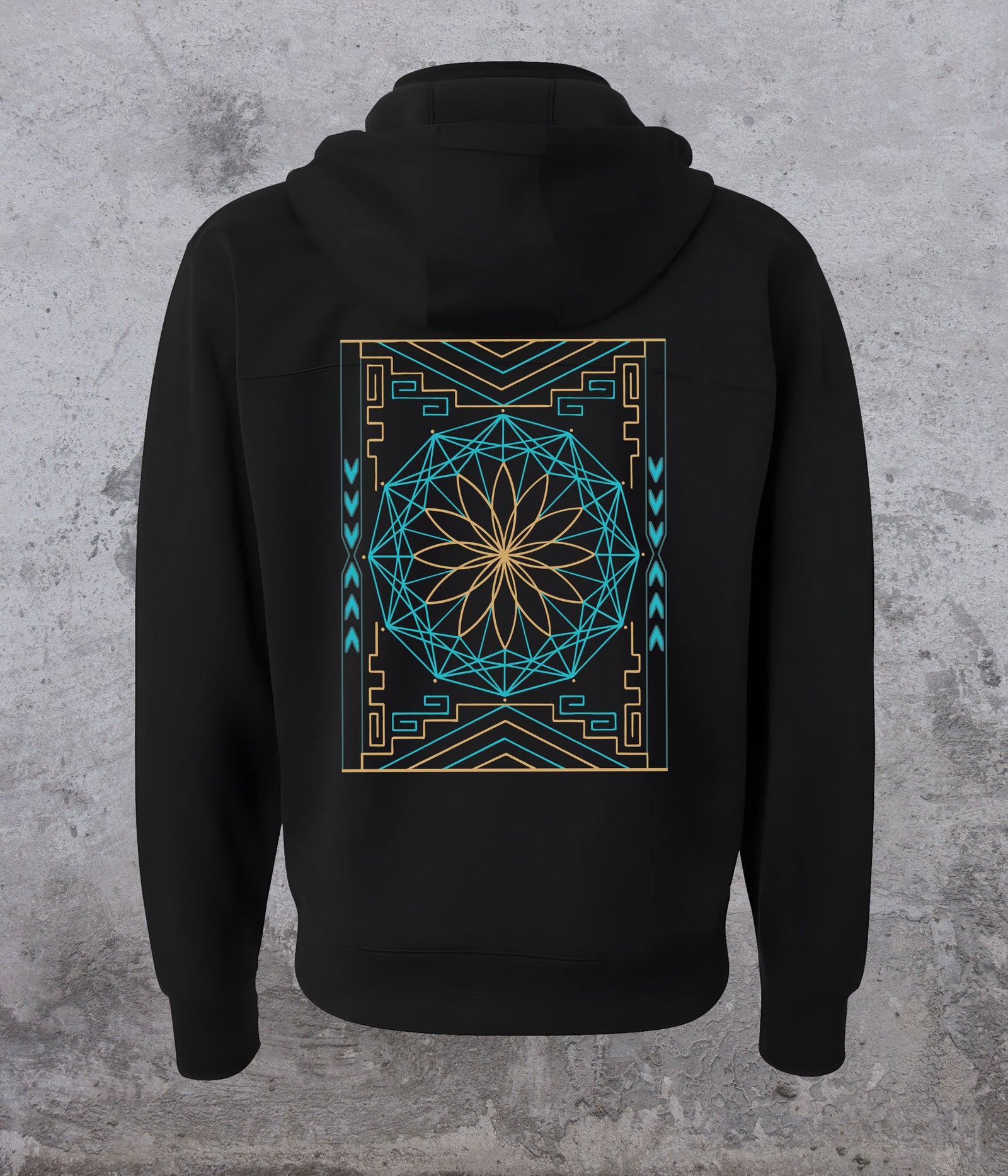 Timewave Nomad Zip Hoodie by Melanie Farris