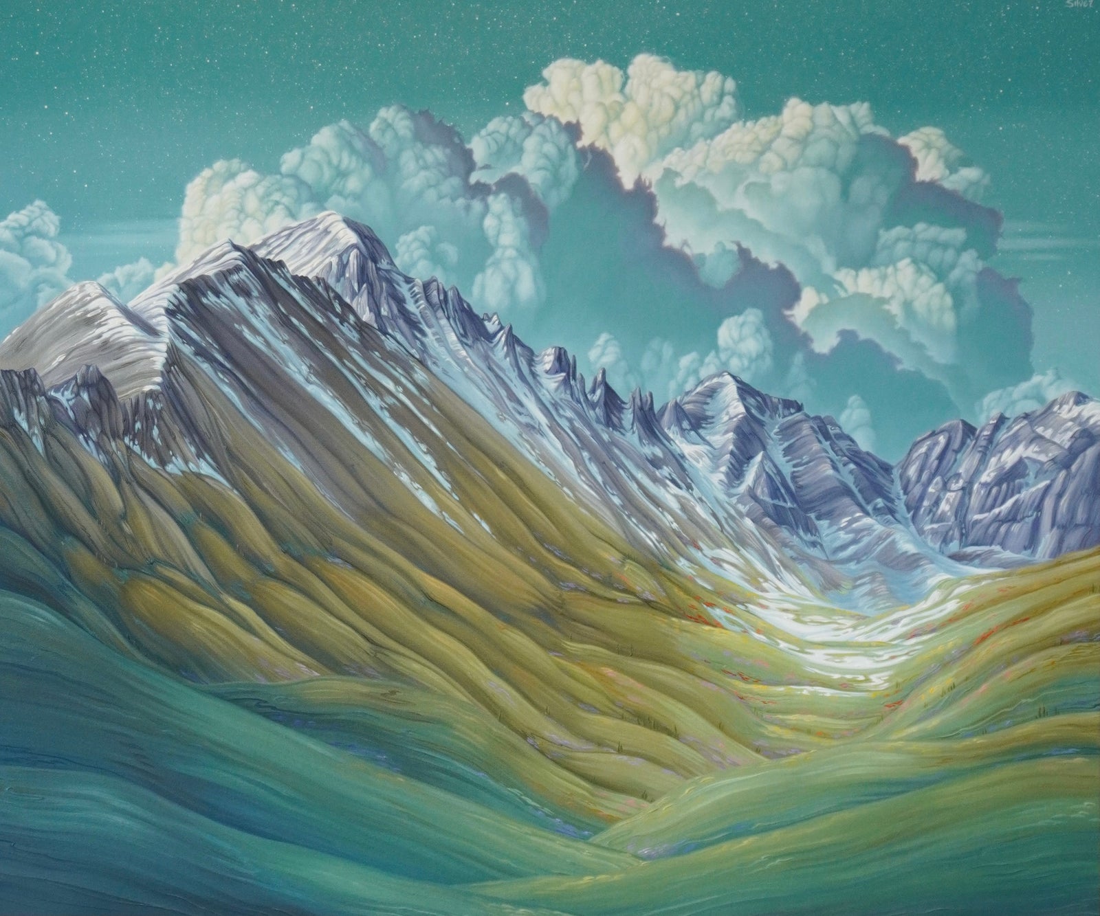 Valley of Dreams Original Painting by Silver Francis
