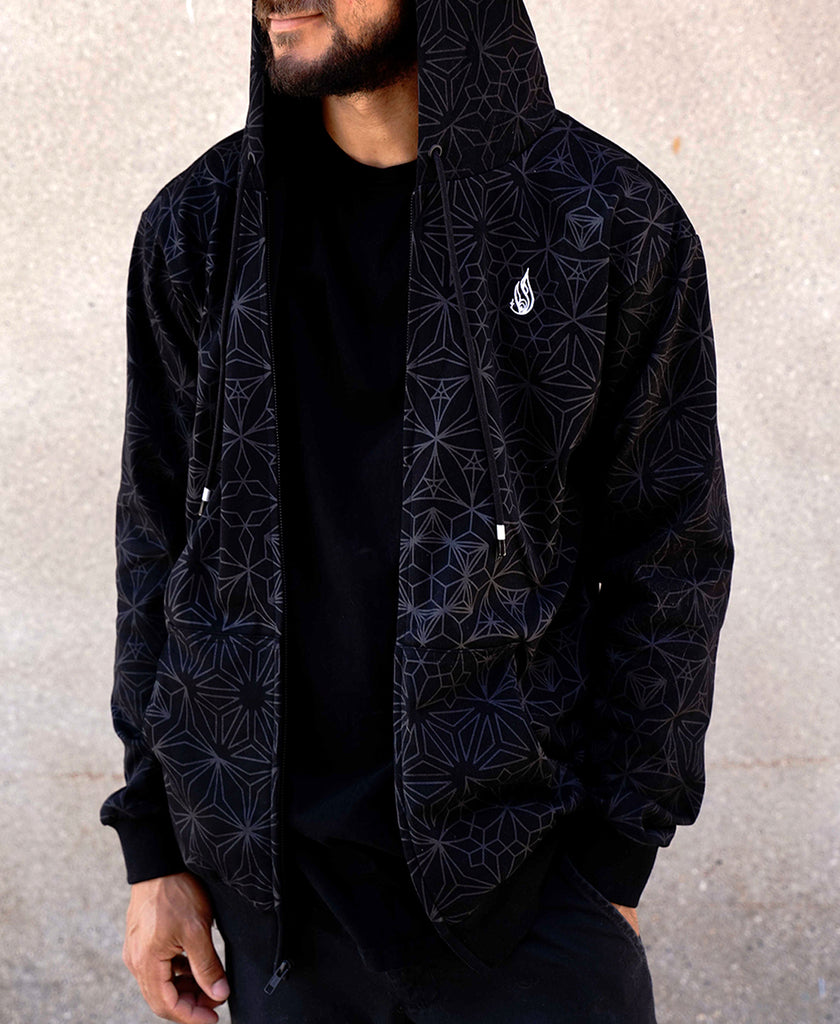 Ninja Zip Hoodie by Threyda