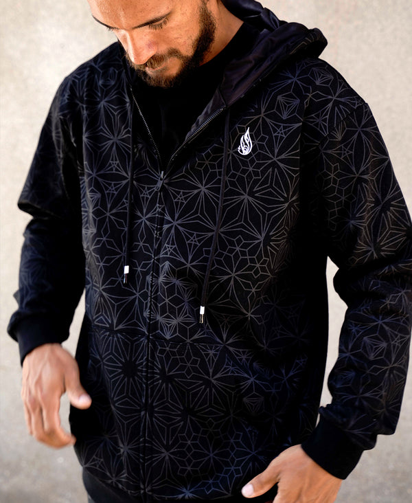 Ninja Zip Hoodie by Threyda - Threyda Art and Apparel