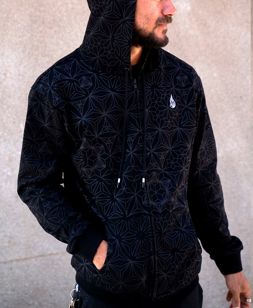 Ninja Zip Hoodie by Threyda