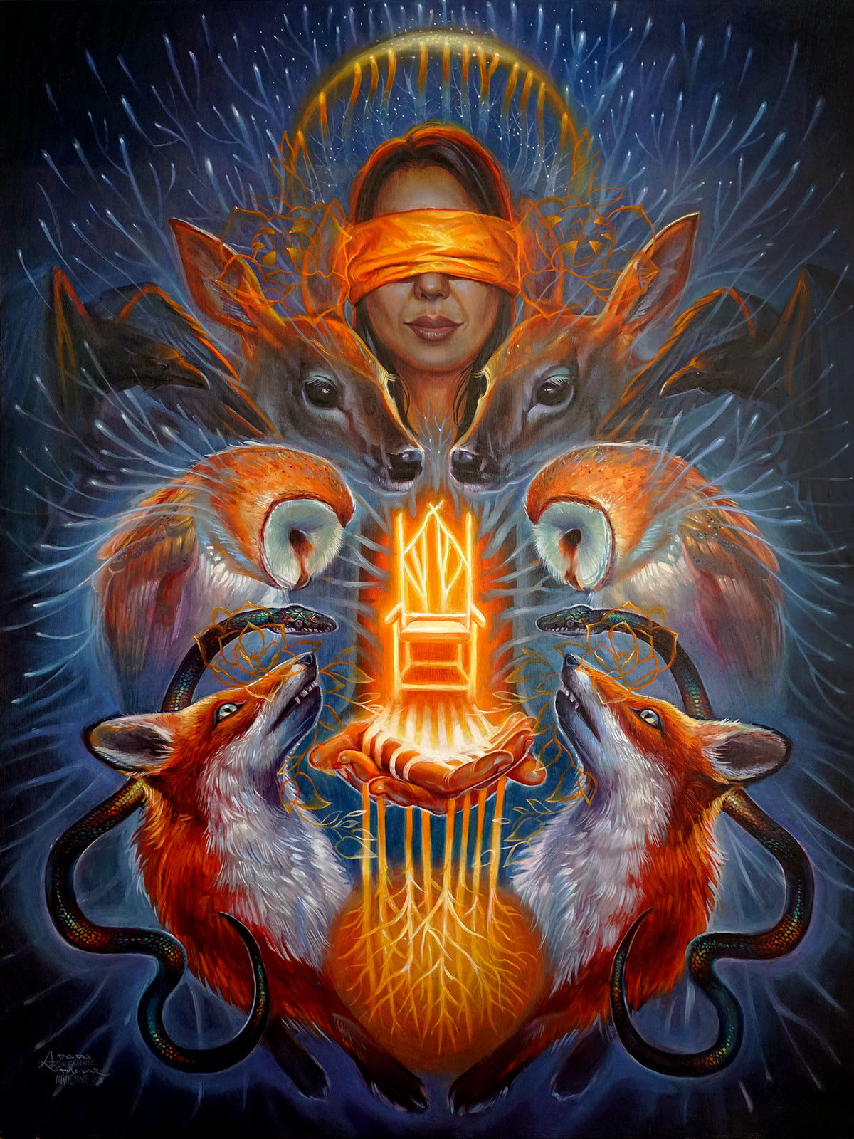 Presence Original Painting by Adrianne Tamar