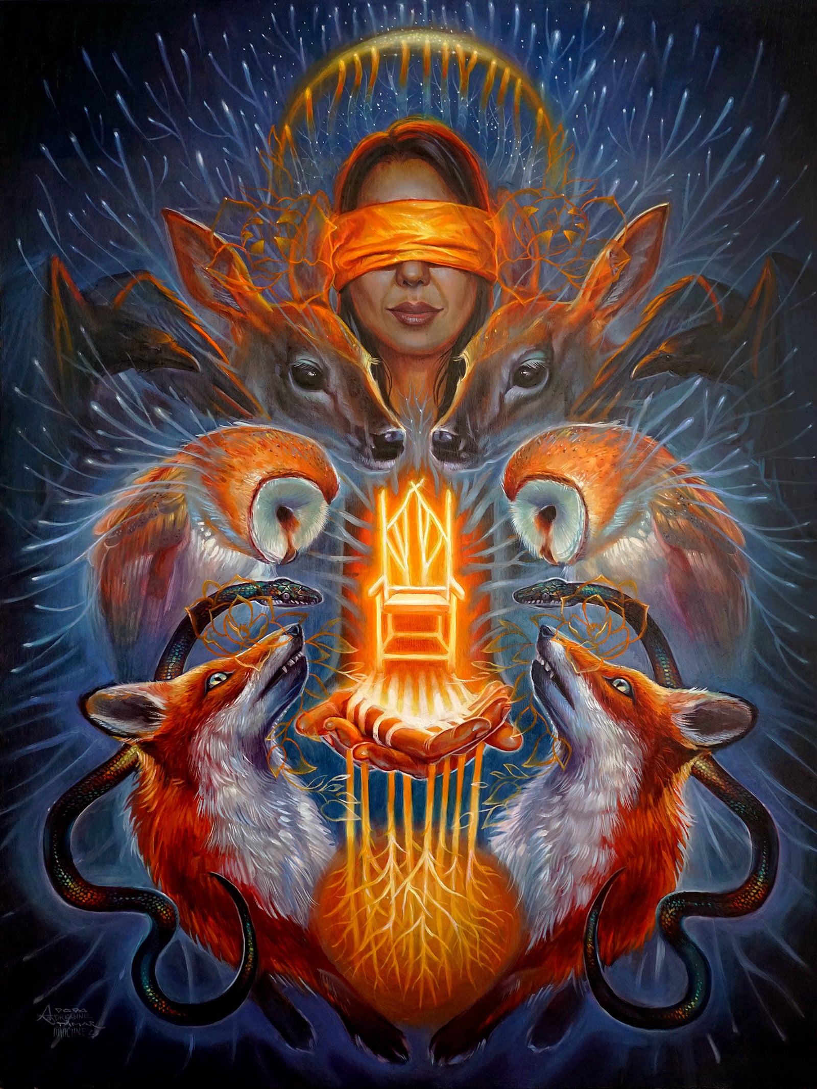 Presence Original Painting by Adrianne Tamar