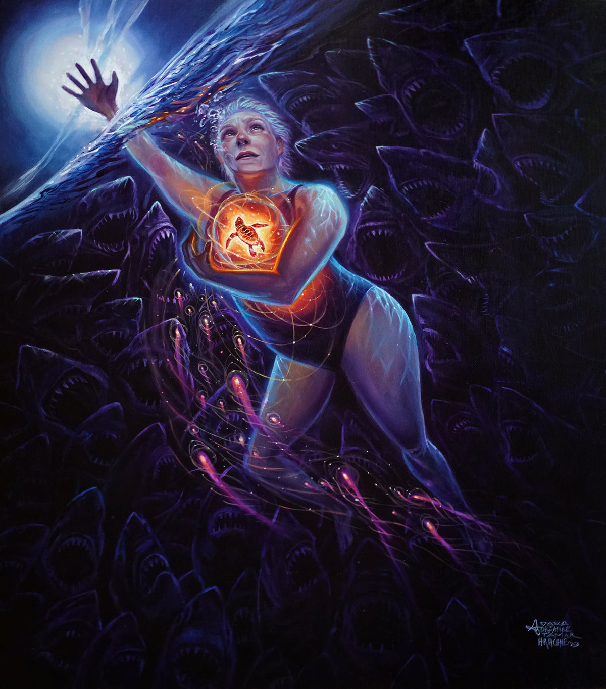 Survival Original Painting by Adrianne Tamar