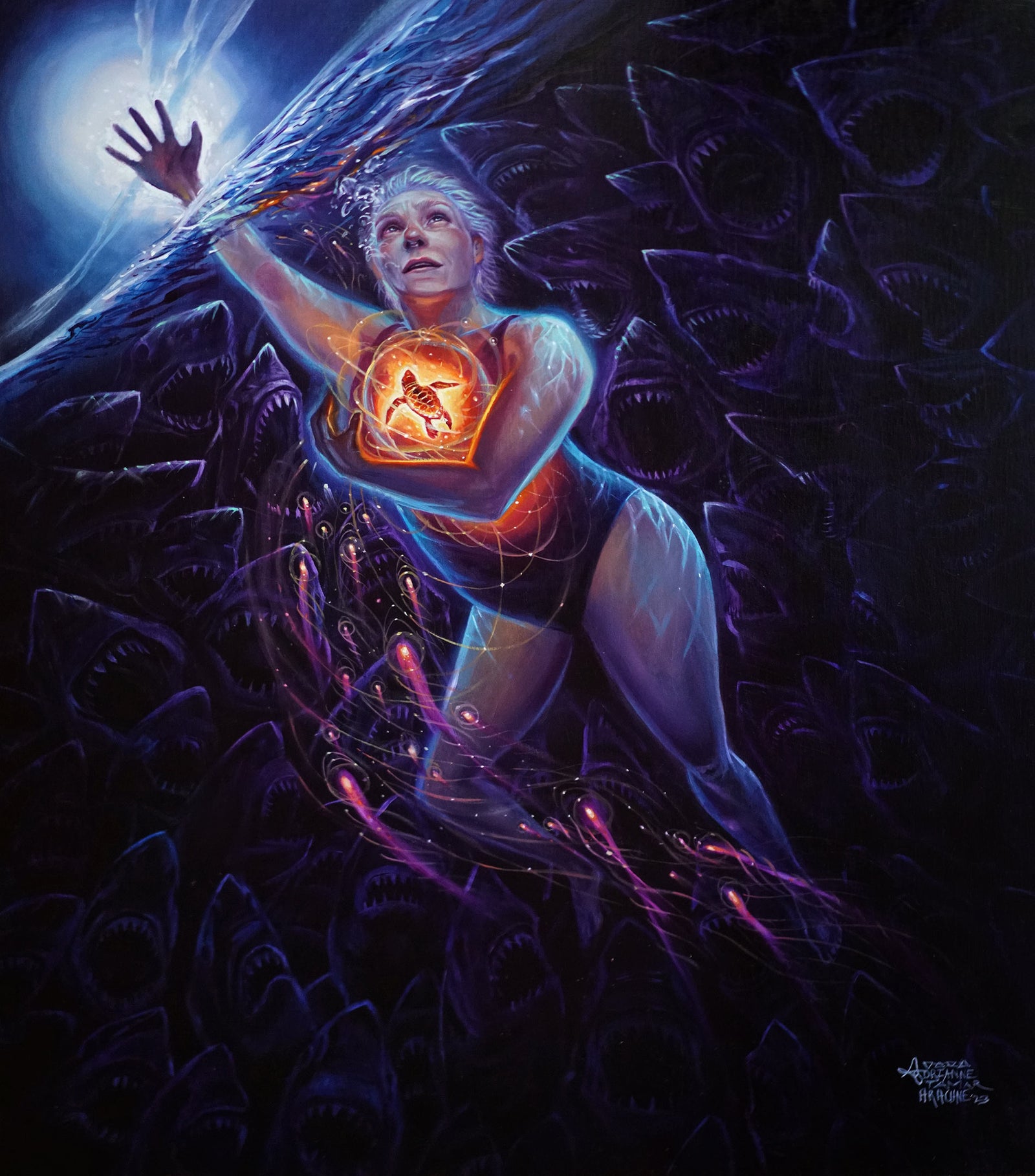 Survival Original Painting by Adrianne Tamar