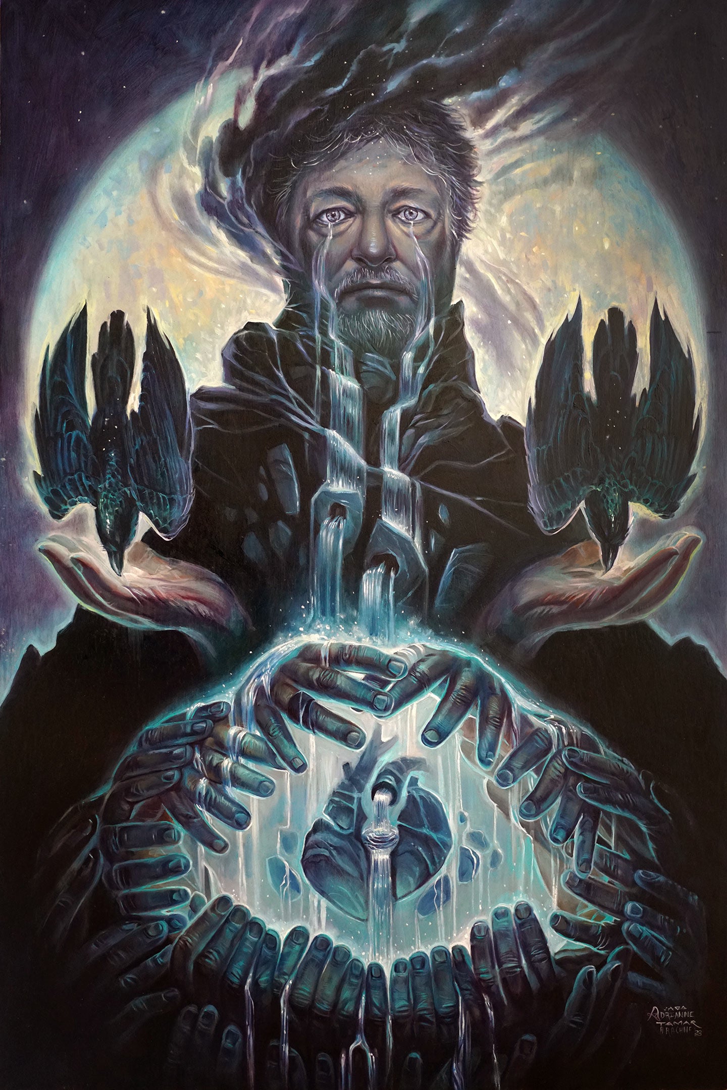 Grief Original Painting by Adrianne Tamar