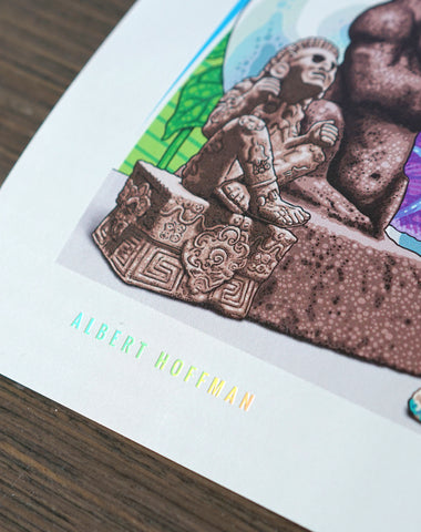 Albert Hoffman Holographic Print by Nico Rosenfeld