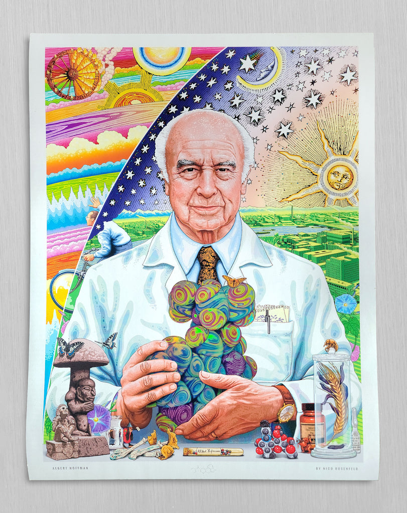 Albert Hoffman Holographic Print by Nico Rosenfeld