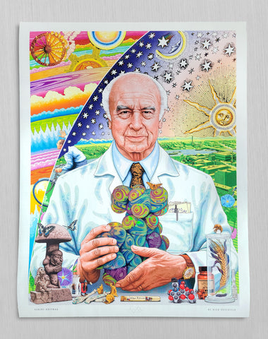 Albert Hoffman Holographic Print by Nico Rosenfeld