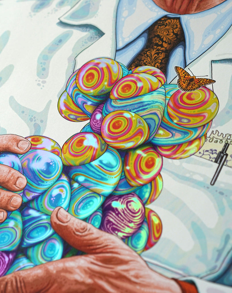 Albert Hoffman Holographic Print by Nico Rosenfeld