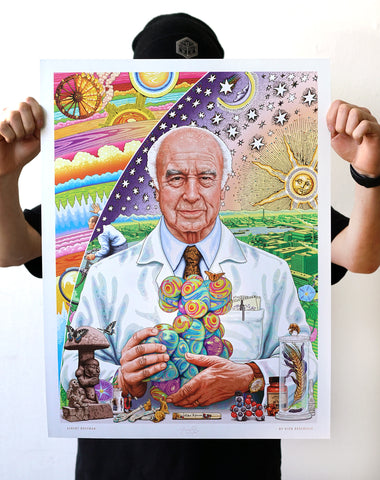 Albert Hofmann Holographic Print by Nico Rosenfeld