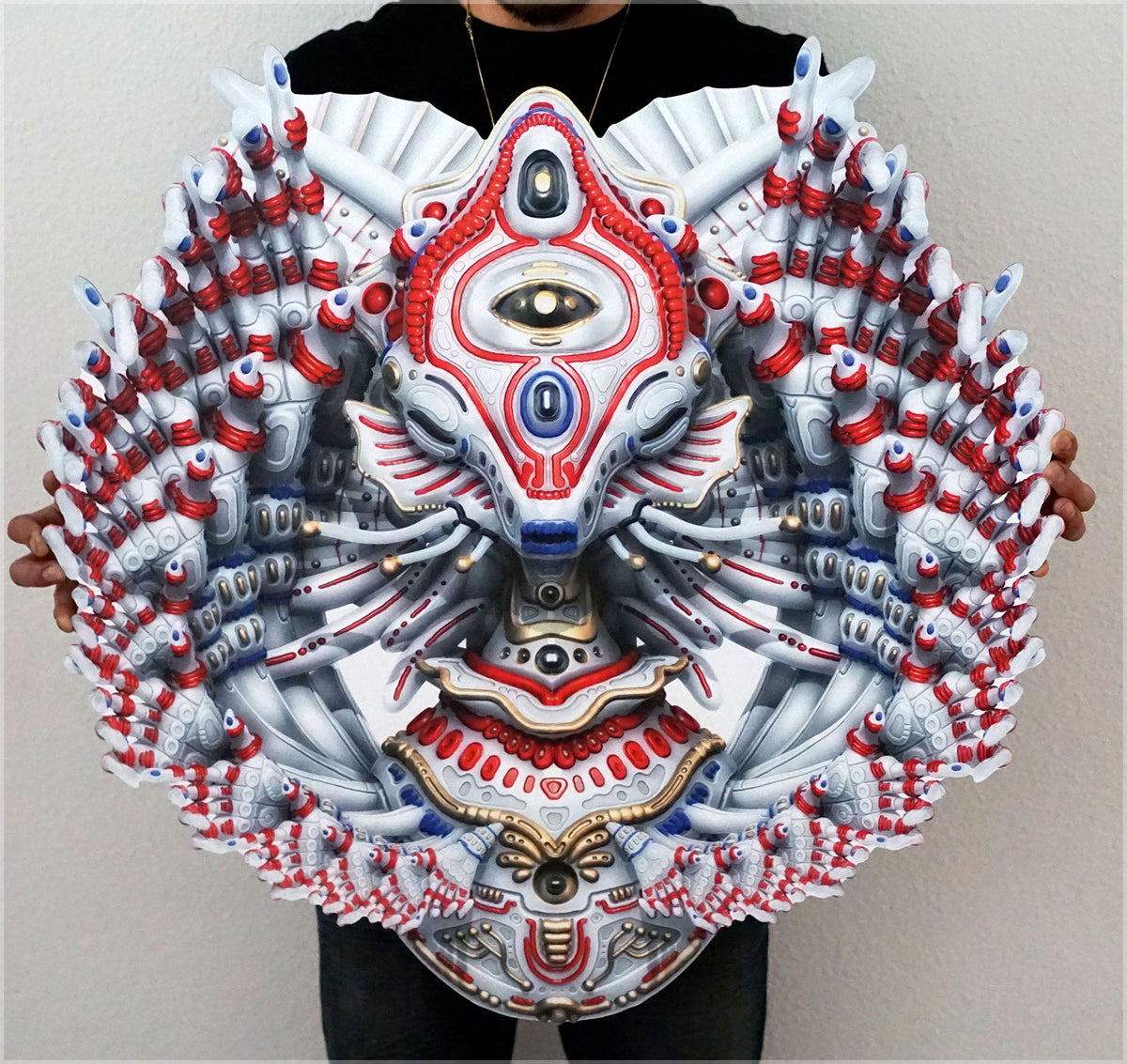 Alien Speak Diecut Aluminum Print by Ben Ridgway - 48 HOUR AUCTION