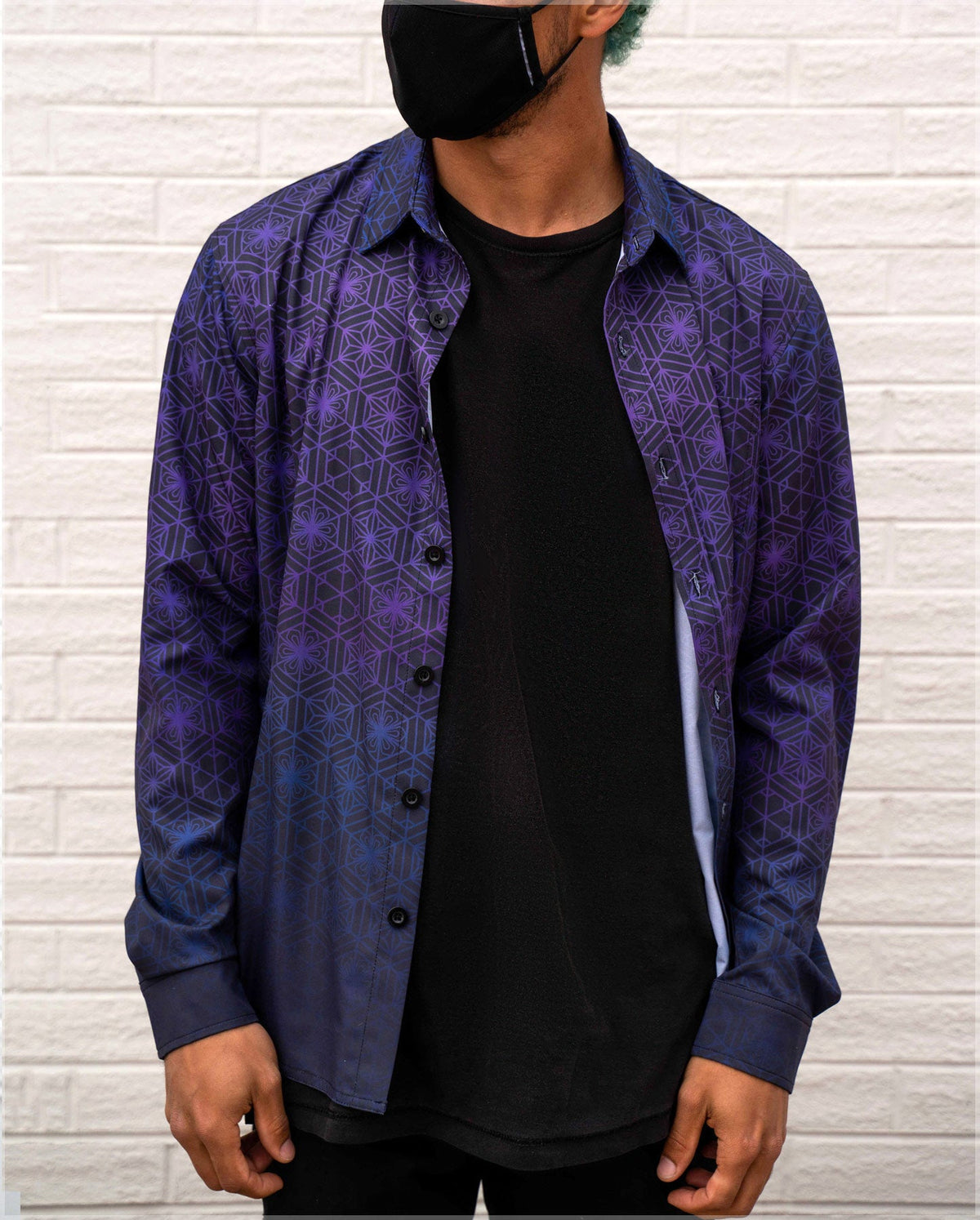 Copy of Alignment Button Down Shirt by Threyda