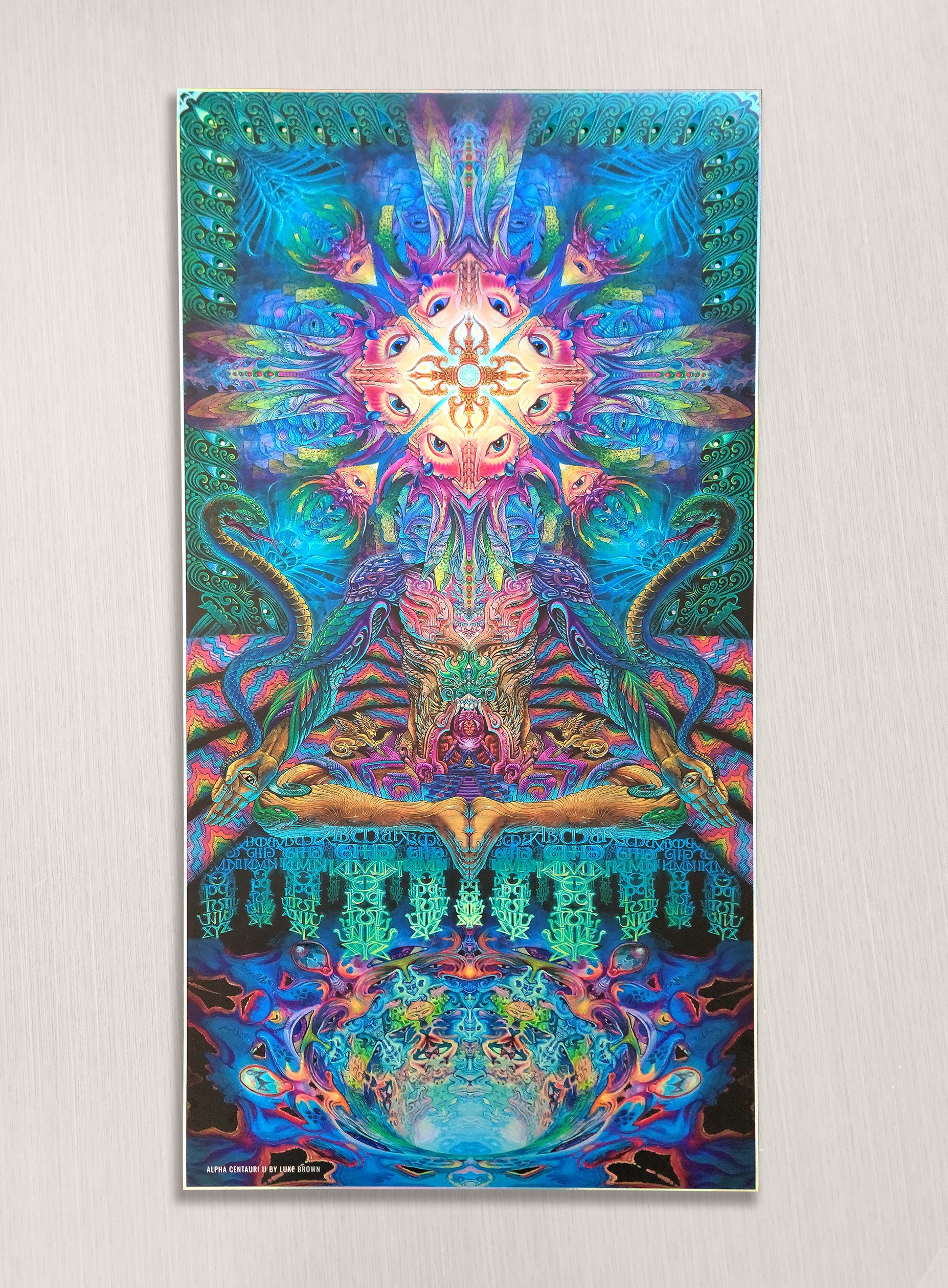 ルーク Alpha Centauri Holographic Print by Luke Brown - Threyda Art and