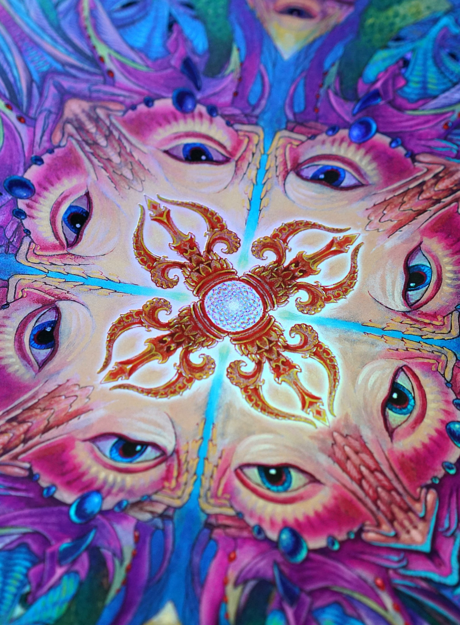 Alpha Centauri Holographic Print by Luke Brown