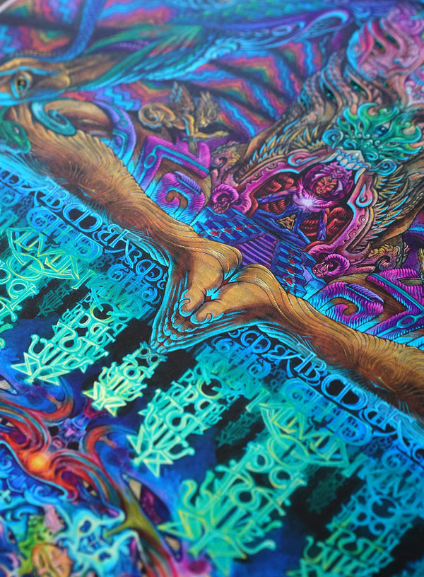 Alpha Centauri Holographic Print by Luke Brown - Threyda Art and