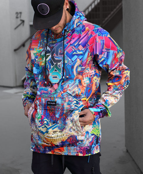 ジャケット・アウター theredthread Sring asymmetry hoodie lace THEREDTHREAD / ザレッドスレッド】S ring asymmetry hoodie lace