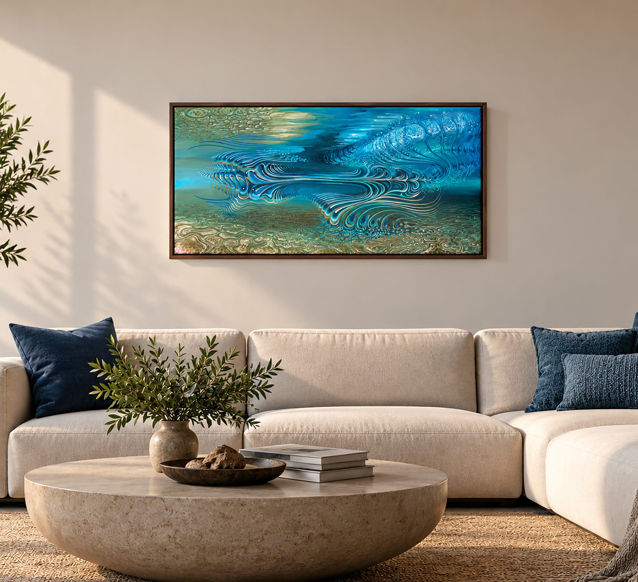 Chlorine Stretched Canvas Print by Andy Thomas