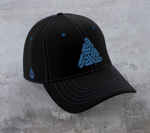 Cipher Curved Snapback Hat by Apex Collective