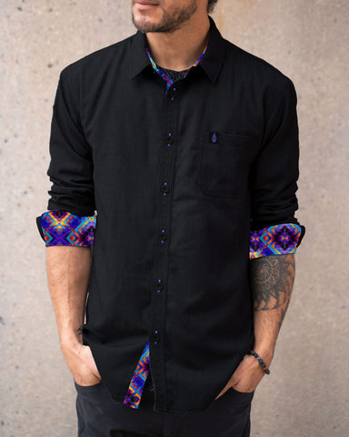 Archetype Lined Button Down Shirt by Threyda - Presale Ships March