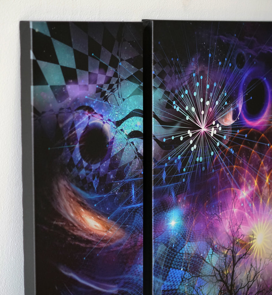 Ascension - Triptych Stretched Canvas Print by Peter Westermann