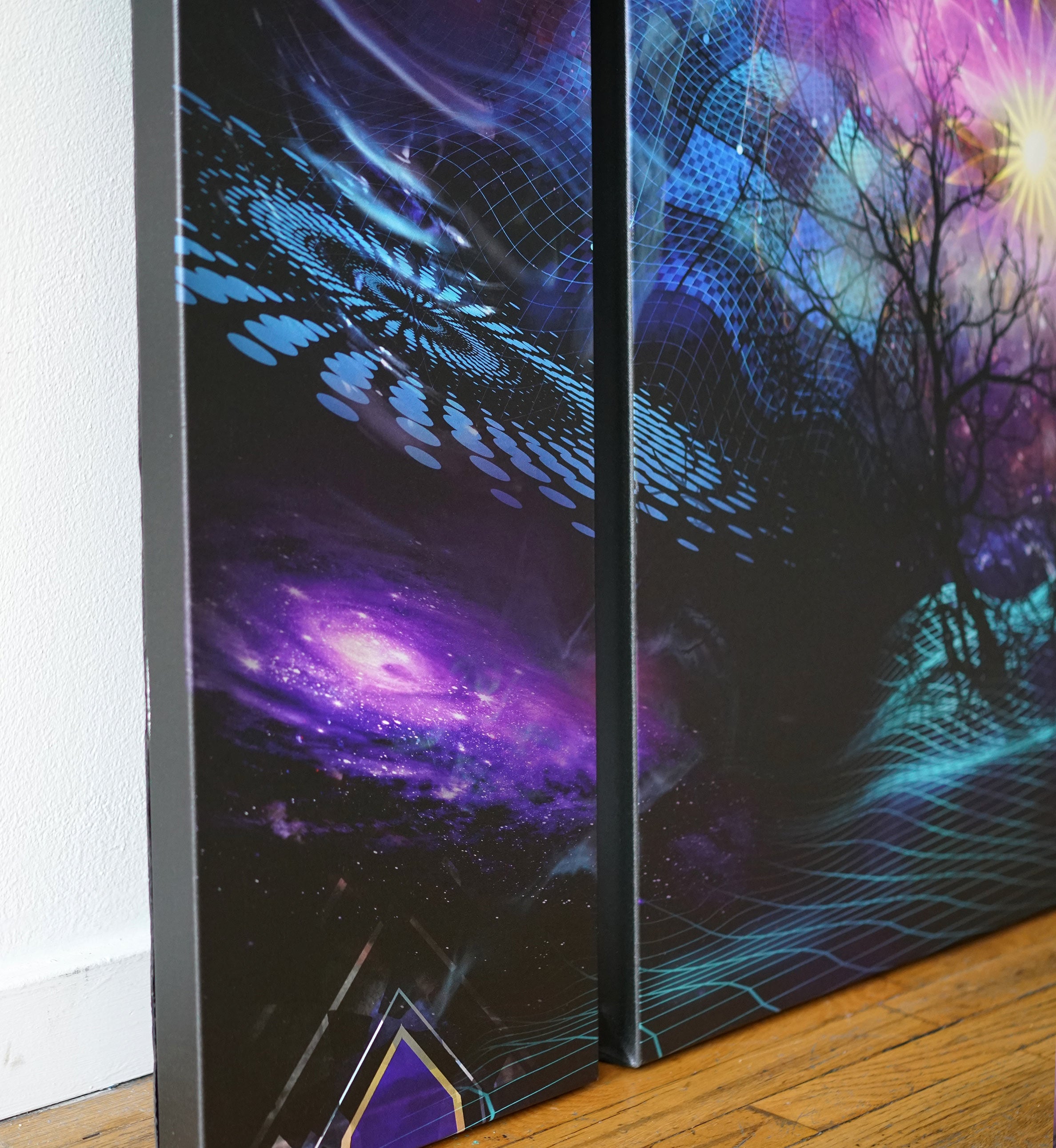 Ascension - Triptych Stretched Canvas Print by Peter Westermann
