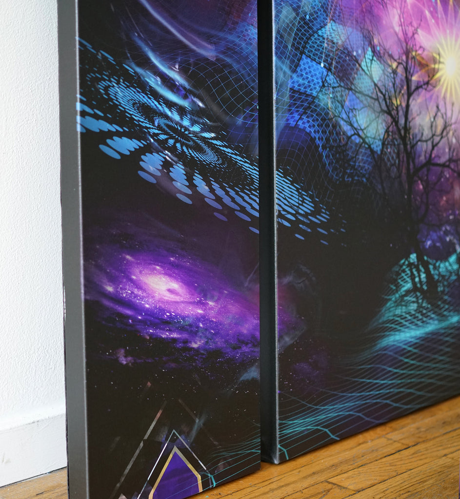 Ascension - Triptych Stretched Canvas Print by Peter Westermann